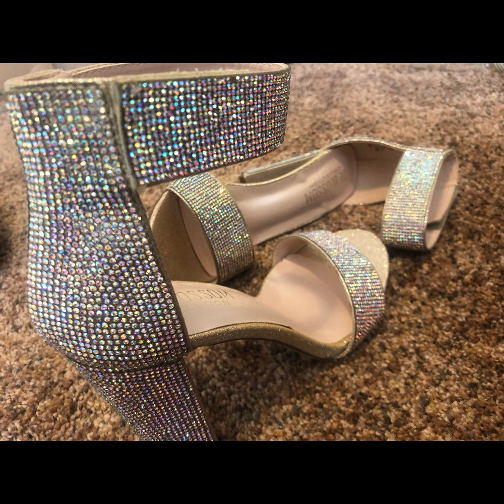 Rhinestone heels 6.5 - Picture 2 of 3